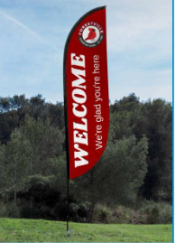 Image of welcome flag