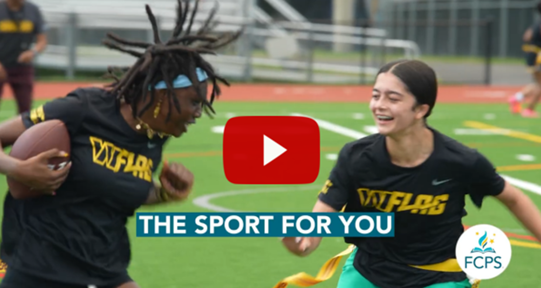 Hype video for new high school girls flag football program