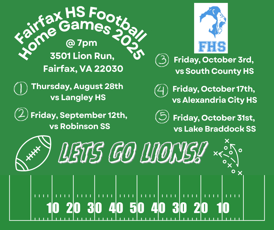 Fairfax HS Football home games