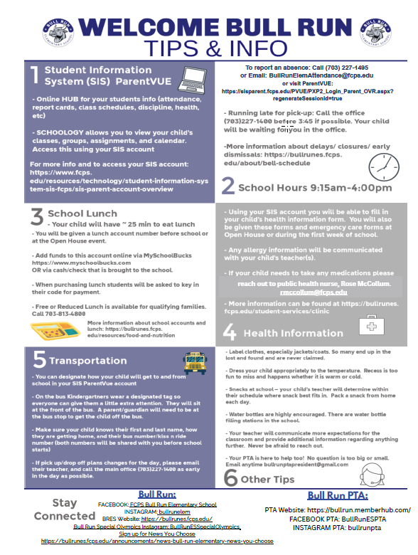 Welcome Information