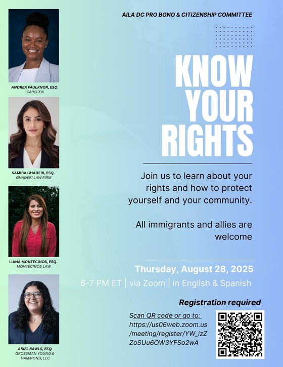 Know Your Rights Poster