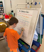 Student Signing Classroom Contract