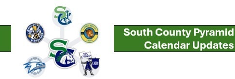 South County Pyramid Calendar Updates Header