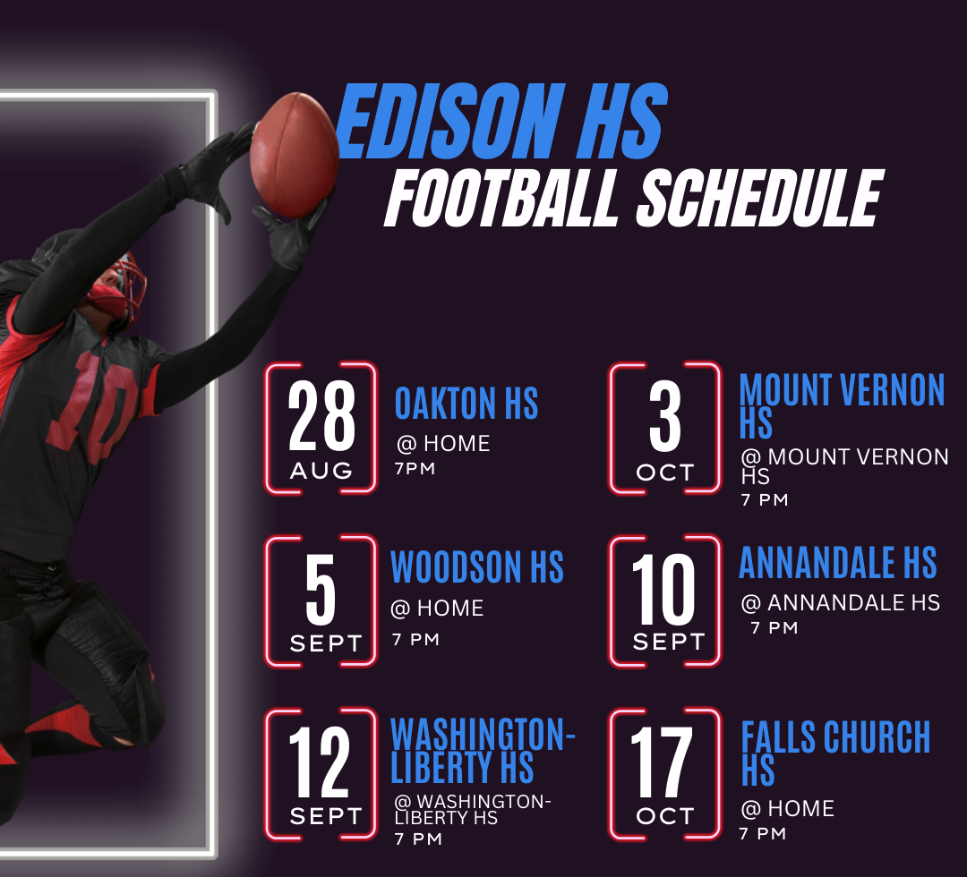 Edison Football Schedule Top