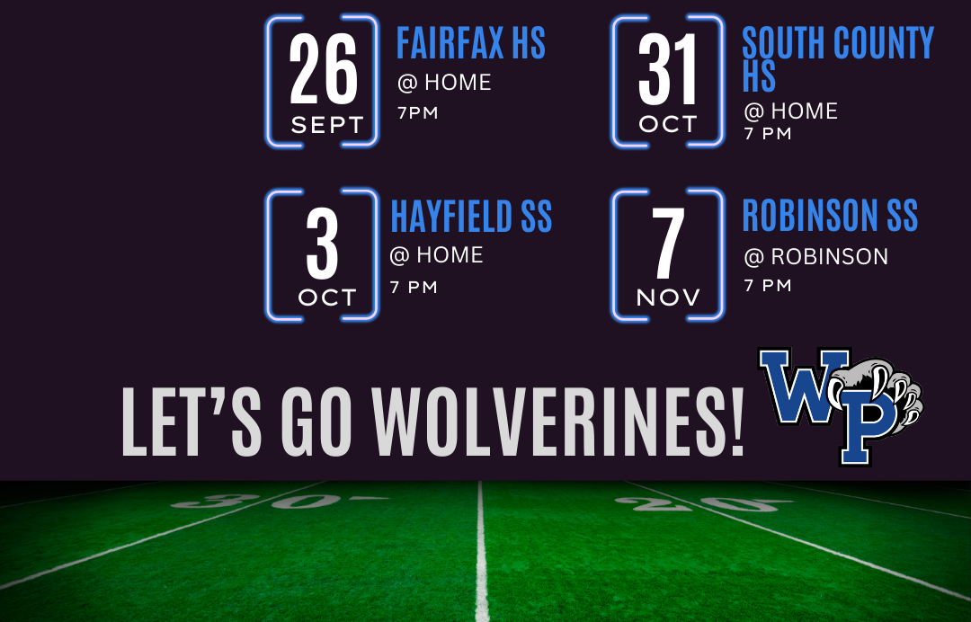 West Potomac Football Schedule Bottom
