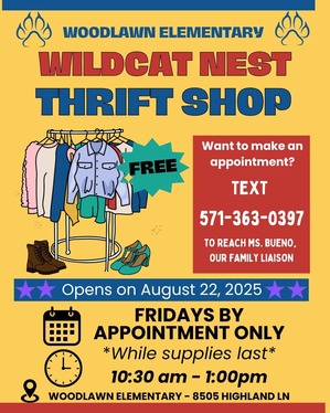 Woodlawn Thrift Shop Flyer