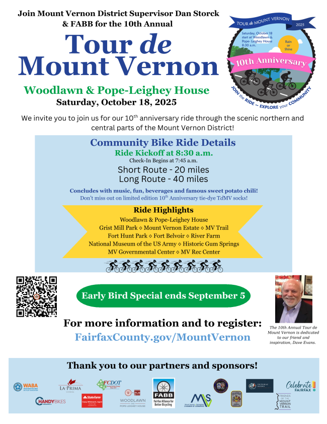 2025 Tour of Mount Vernon Flyer