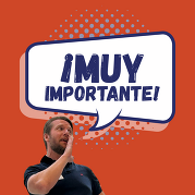 Mr. Hill shouting "Super Important" (Spanish) "Muy Importante"