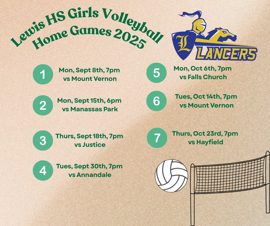 Lewis HS Girls VB