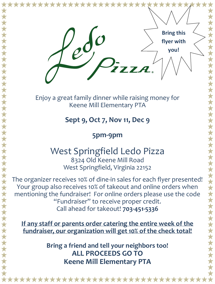 Ledo's Spirit Night