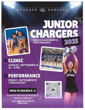 Charger Dance Clinic flyer