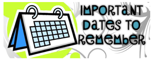 Important Dates