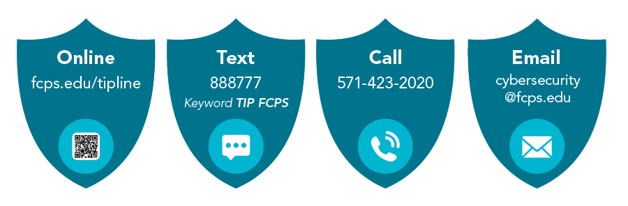 Infographics of FCPS tipline
