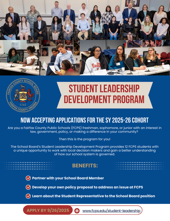 Infographic 2025- 26  Student Leadership Development Program 
