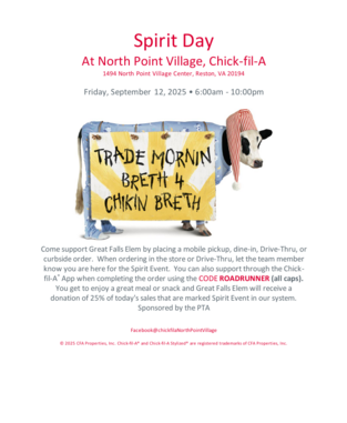 Chick Fil A Spirit Event