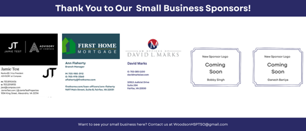 Small Business Sponsors
