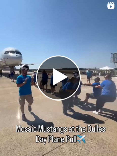 mosaic plane pull video