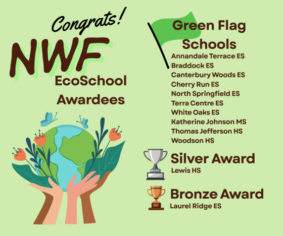 NWF Eco School Awardees