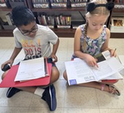 Fourth Graders enjoy reading!