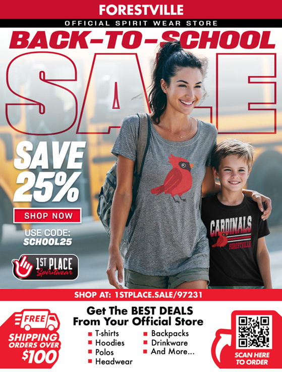 Image of spirit wear vendor