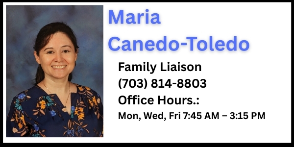 Maria Canedo Toledo Family Liaison (703) 814-8803