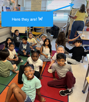 Ms. Larson class and their butterflies