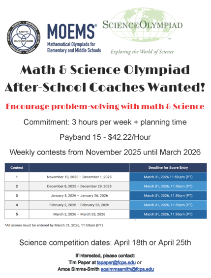 Math Science Olympiad