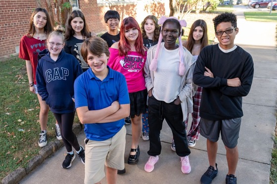 students smiling for a photo
