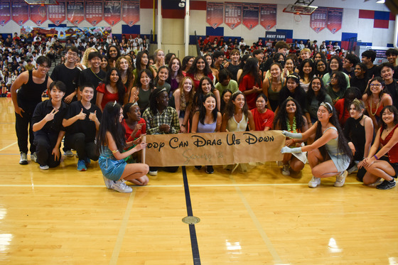 Seniors after performing Homecoming MEX