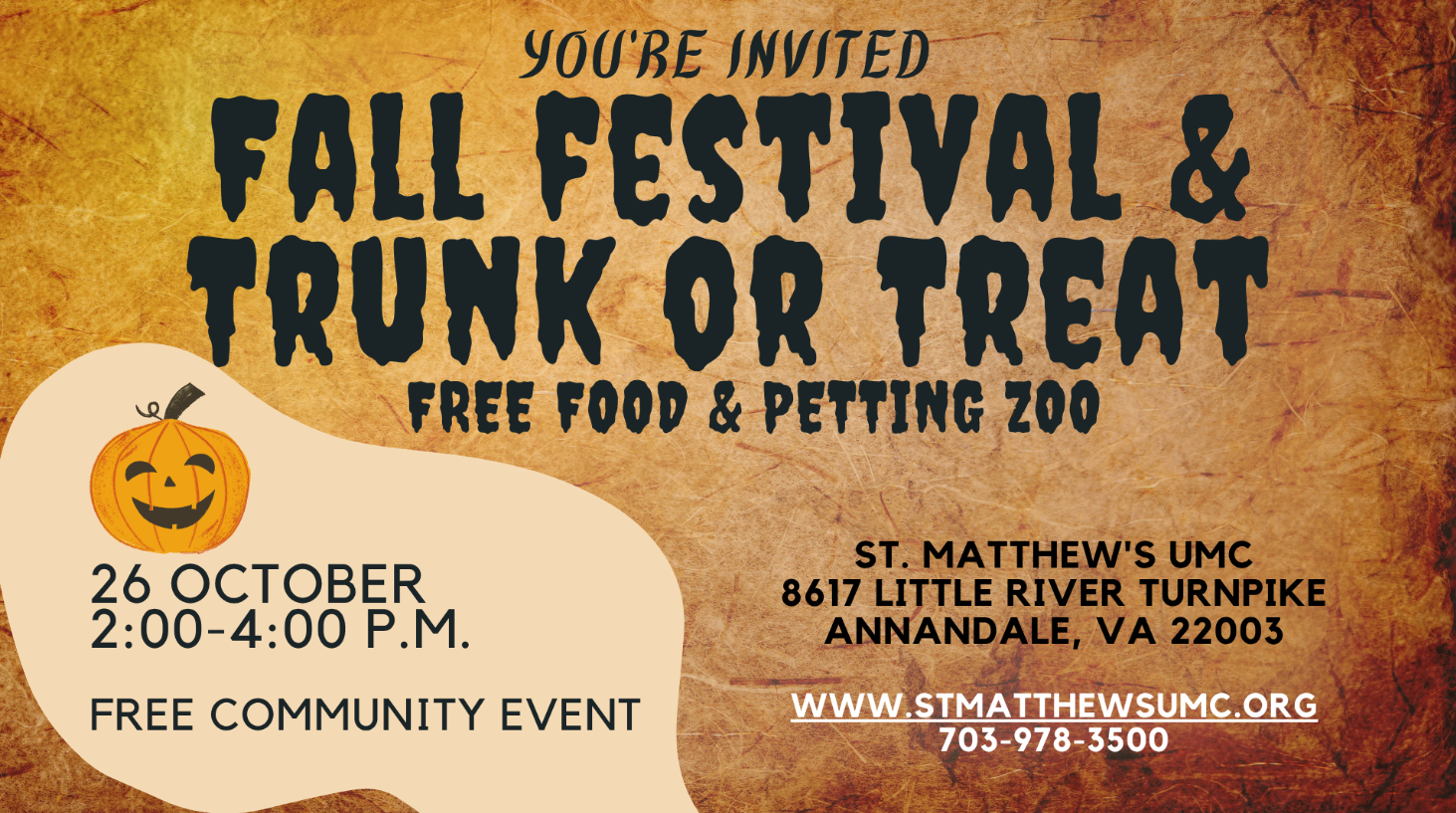 fall festival poster