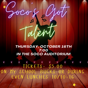 South County HS Talent Show Flyer