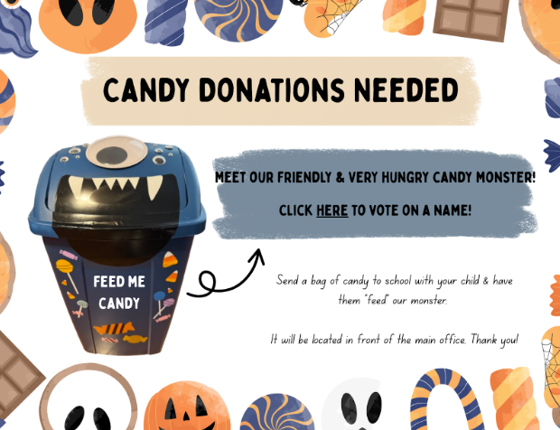 Candy donation