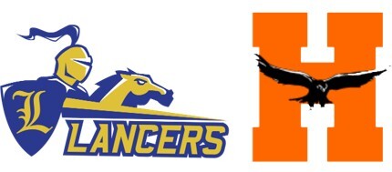 Lewis HS and Hayfield SS logos
