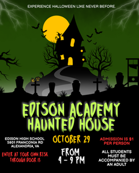 Edison Academy Haunted House October 29 2025
