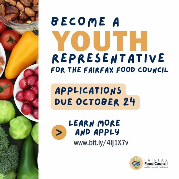 Youth Representative for the Fairfax Food Council
