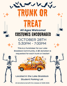 Lake Braddock Trunk or Treat