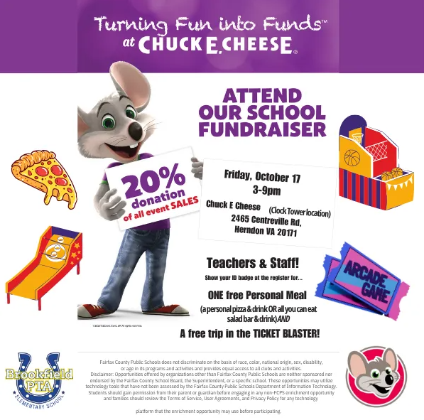 Chuck e Cheese Night Tonight