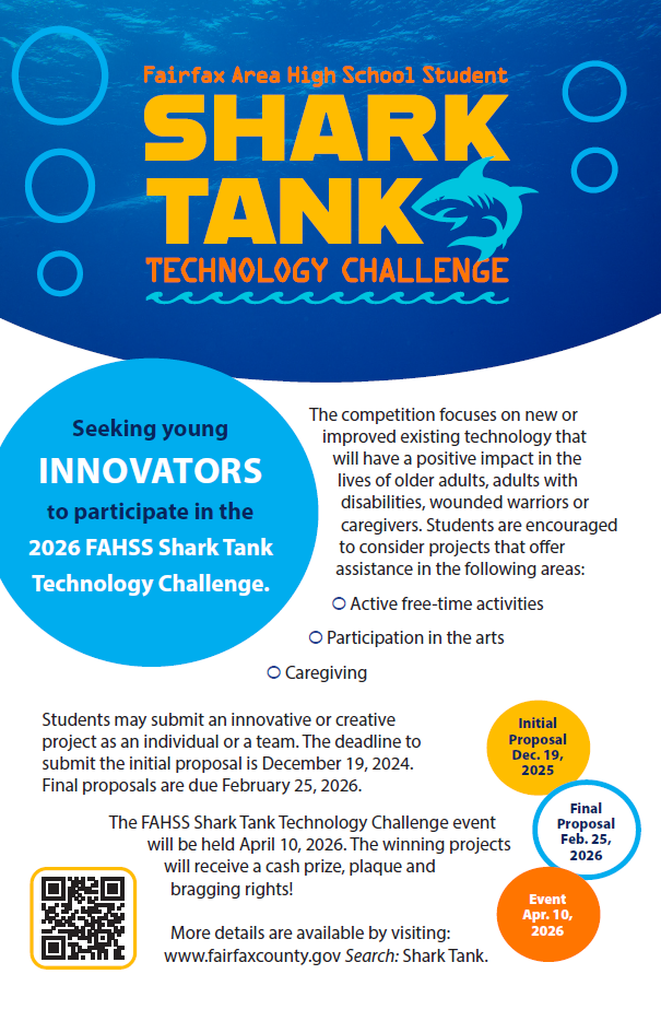 Fairfax Area High School Student Shark Tank Technology Challenge
