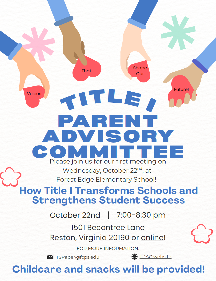Title 1 Parent Committee Meeting