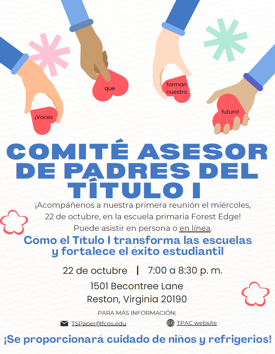 Title 1 Parent Committee Meeting - Spanish