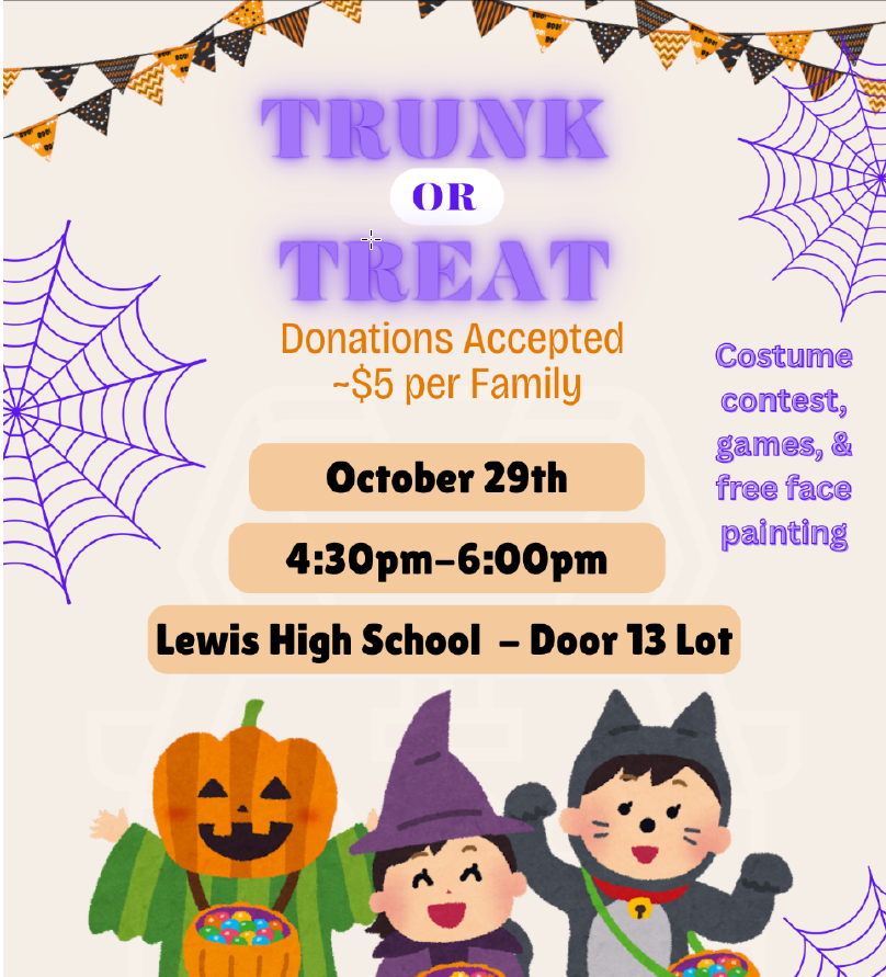 Trunk or Treat at Lewis HS 