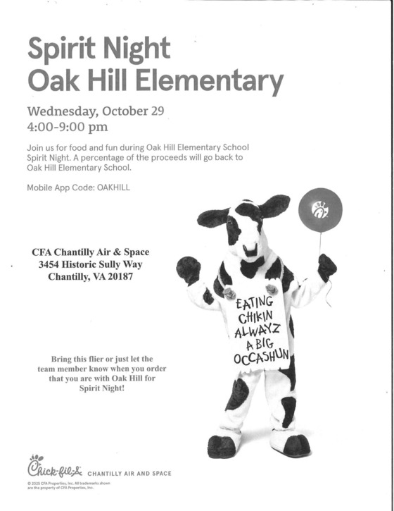 Chick Fil-a flyer