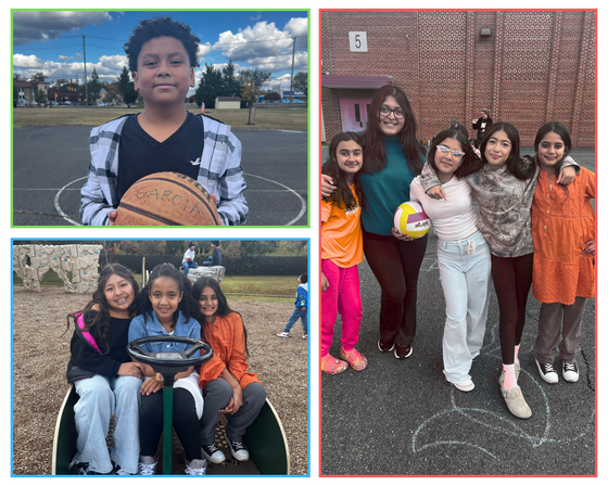 6th graders at recess