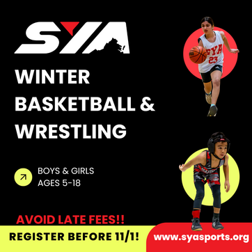 SYA Winter Sports Registration Now Open!