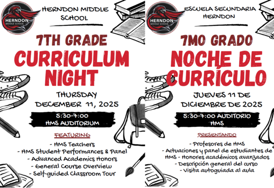 Rising 7th Grade Curriculum Night