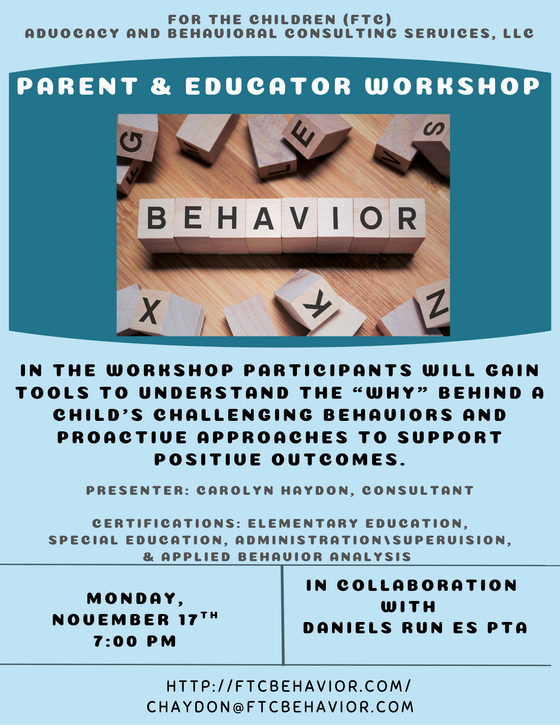 parent educator workshop