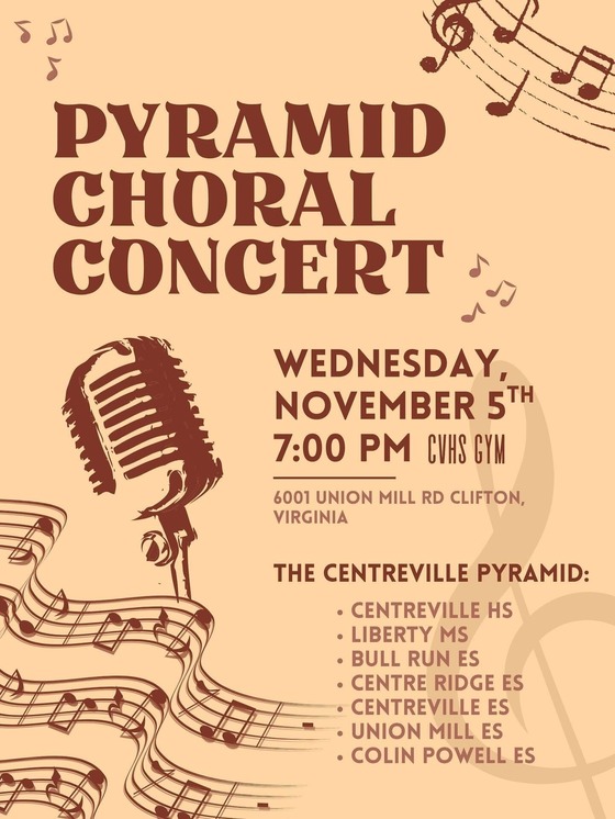 choral concert ad
