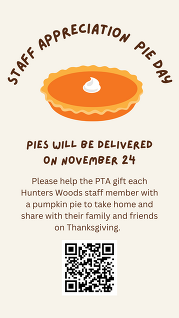 Thanksgiving pie donation