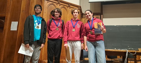 TJ Latin Advanced team with their championship medals