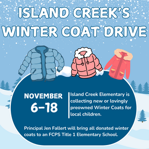 Island Creek Coat Drive Flyer